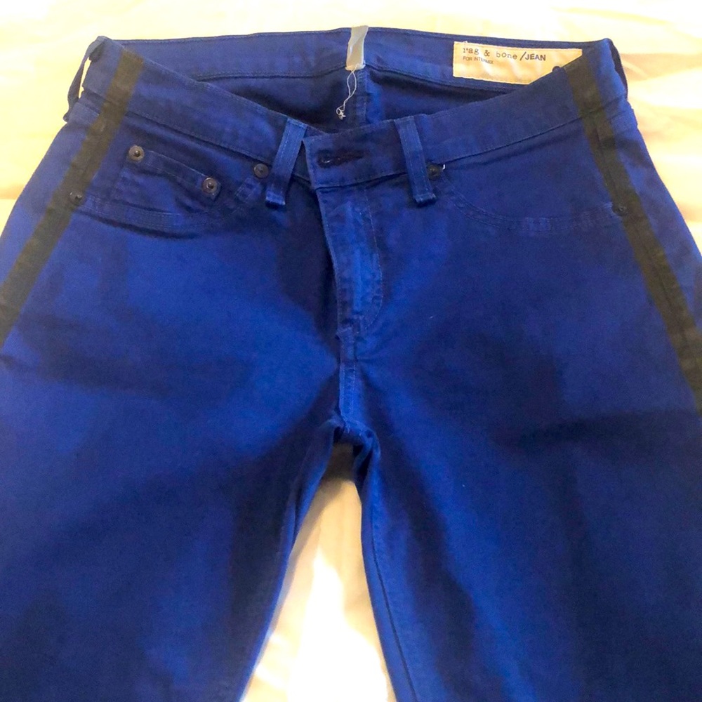 Rag & Bone Skinny Jeans- Lapis Tuxedo